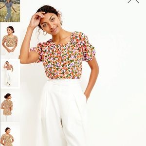 Amour Vert Lotta Washable Silk Blouse size M EUC